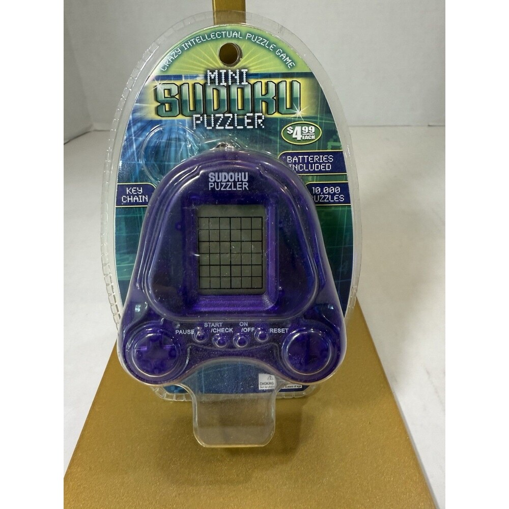 MINI SUDOKU PUZZLER - ELECTRONIC HAND HELD GAME -10,000 PUZZLES - KEYRING - 2006